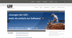 Desktop Screenshot of gdv.com