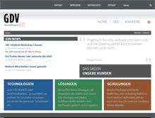 Tablet Screenshot of gdv.com
