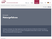 Tablet Screenshot of gdv.de